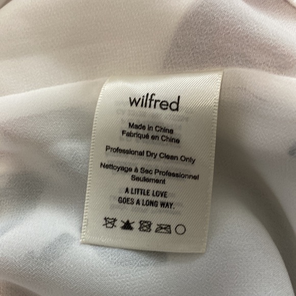 NWOT ARITZIA Size M |XXS White Floral V Neck Wait Strap Mid Dress - Picture 10 of 15